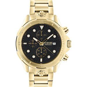 Versace Mens Full Gold Watch